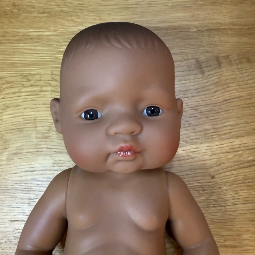 Miniland 12” Realistic Baby girl Doll made in Spain, vanilla smell